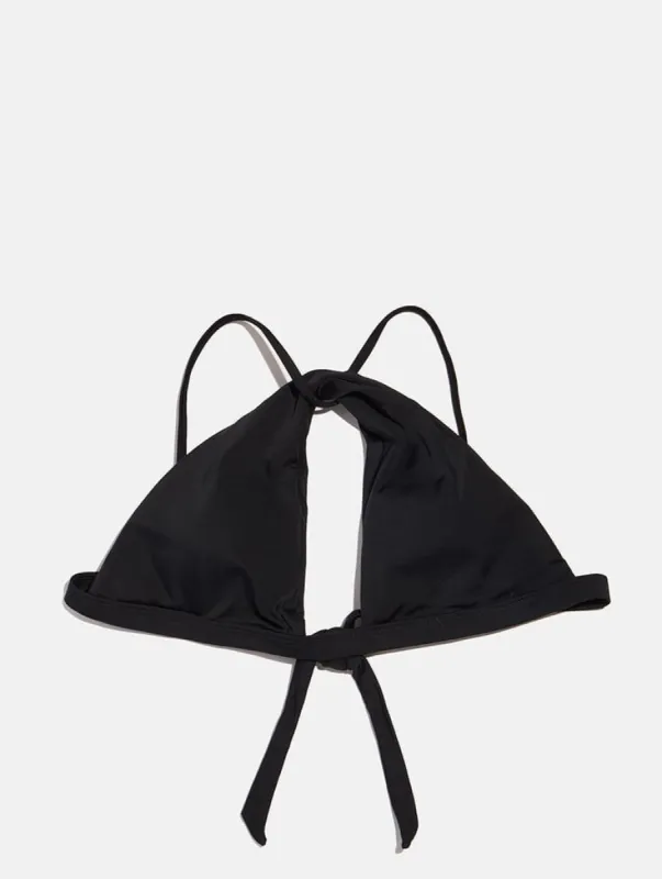 Corsica Black Bikini Top sold by Skinnydip London