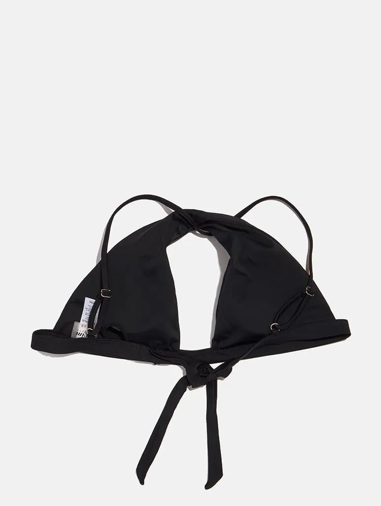 Corsica Black Bikini Top sold by Skinnydip London product image thumbnail 4