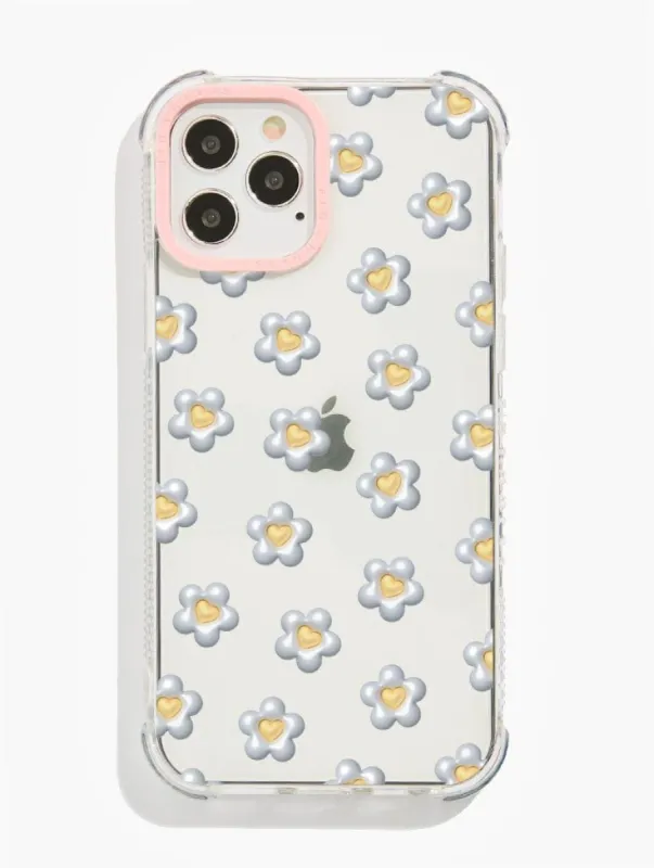 Pearl Flower Shock iPhone Case sold by Skinnydip London