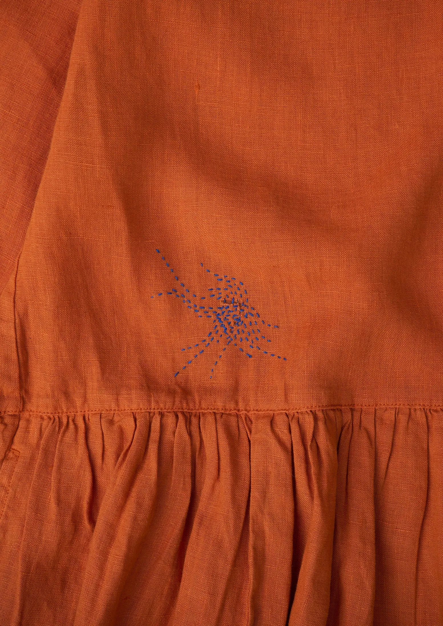 Renewed Boat Neck Linen Dress Size L (088) | Tangerine sold by TOAST product image thumbnail 3