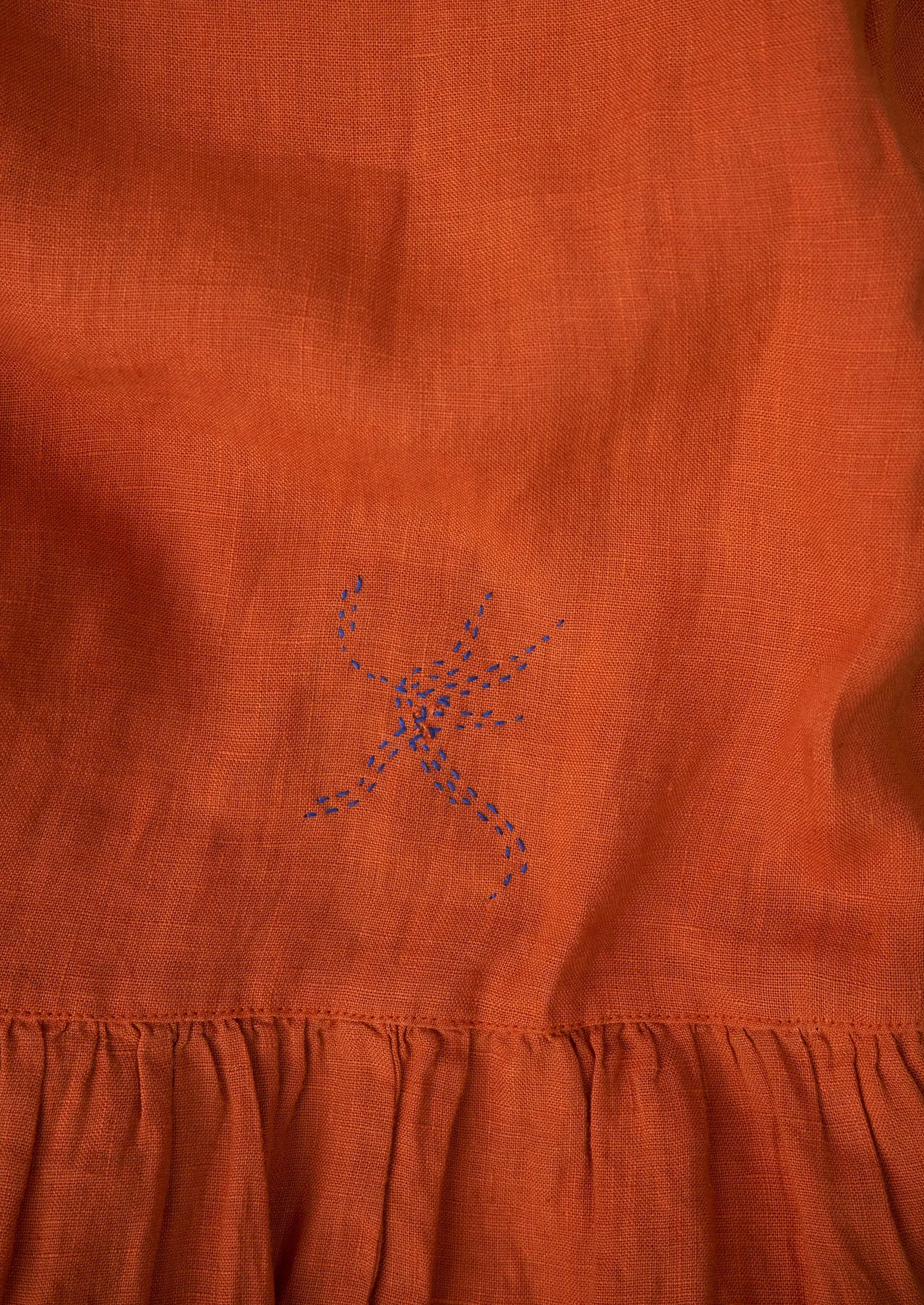 Renewed Boat Neck Linen Dress Size L (088) | Tangerine sold by TOAST product image thumbnail 4