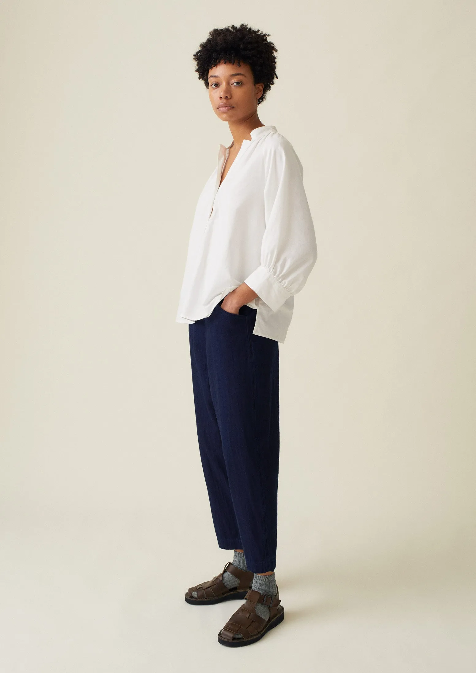 Cotton Easy Shirt | White sold by TOAST product image thumbnail 3