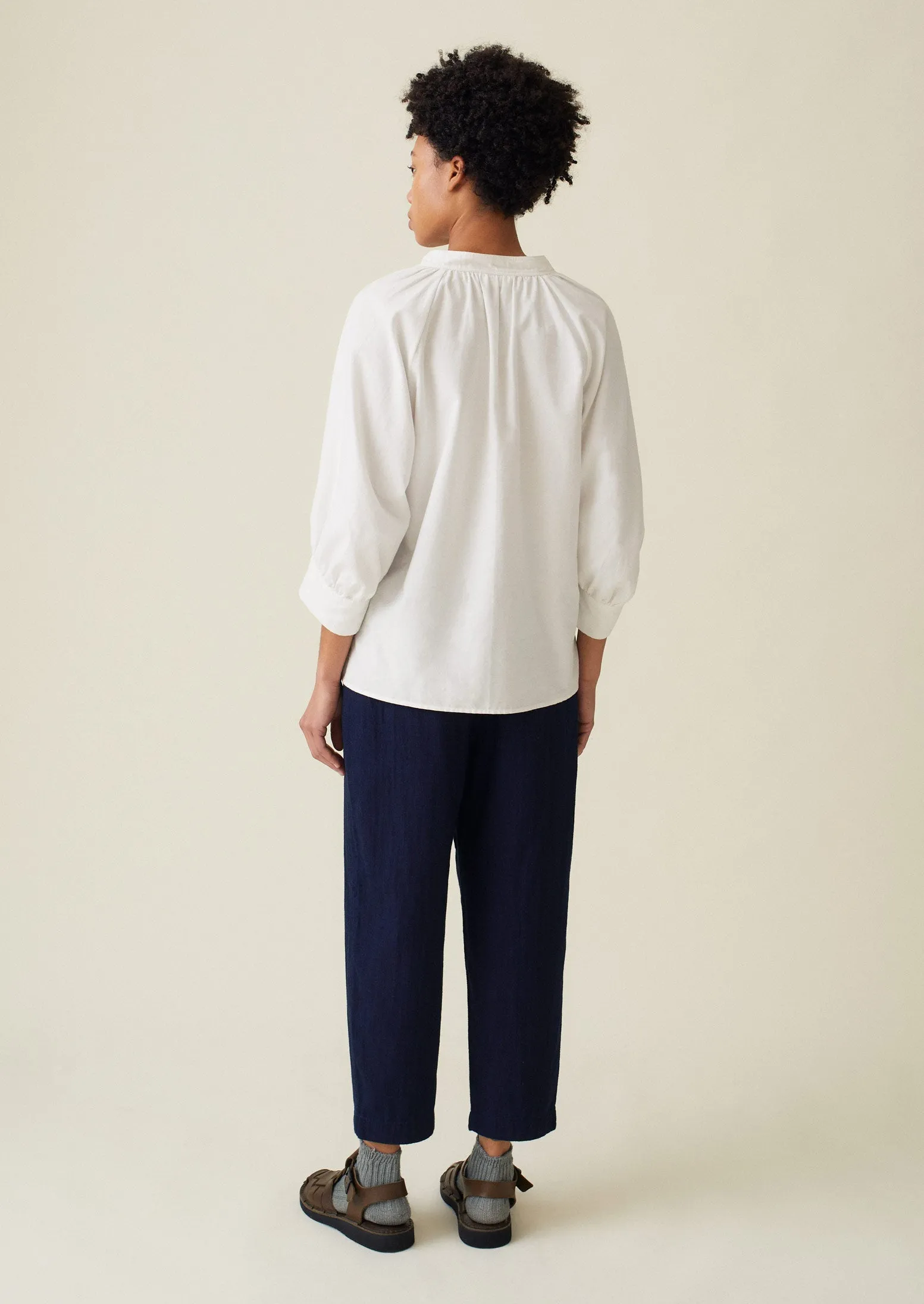 Cotton Easy Shirt | White sold by TOAST product image thumbnail 4
