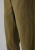 Cotton Canvas Tapered Trousers | Woodland Green sold by TOAST