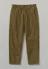 Cotton Canvas Tapered Trousers | Woodland Green sold by TOAST