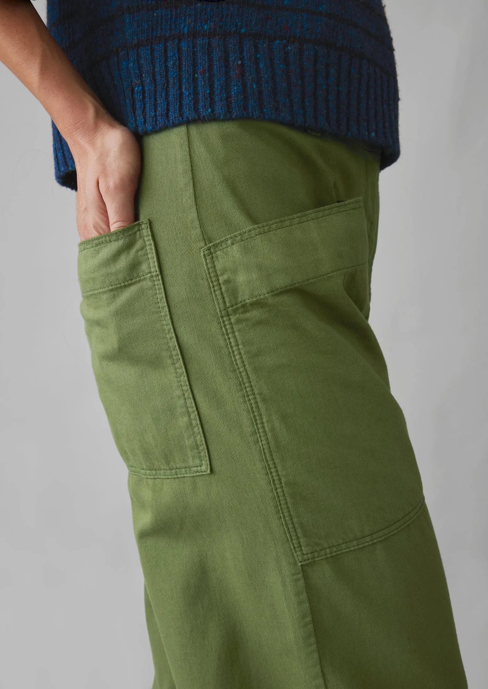 Garment Dyed Denim Trousers | Artichoke sold by TOAST product image thumbnail 4