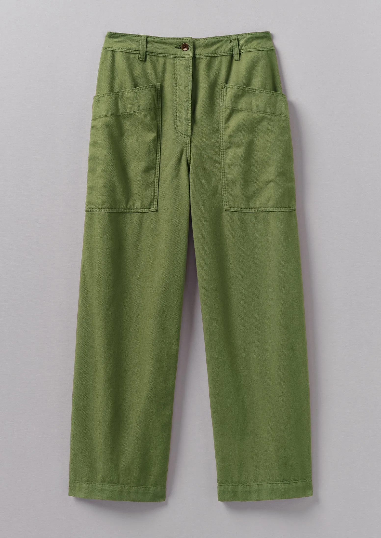 Garment Dyed Denim Trousers | Artichoke sold by TOAST