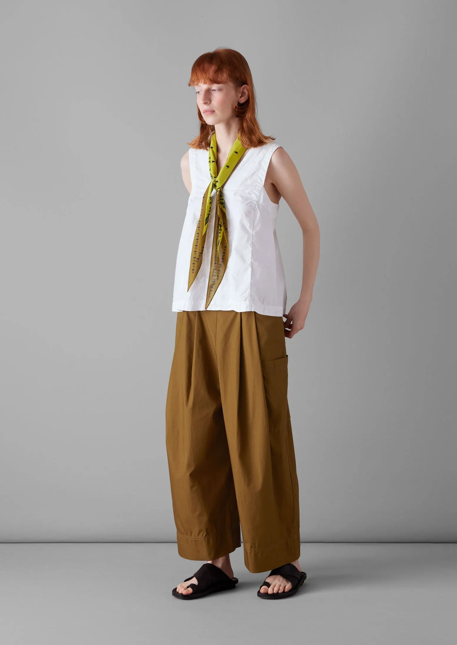 Cotton Fisherman Trousers | Tawny Brown sold by TOAST product image thumbnail 2