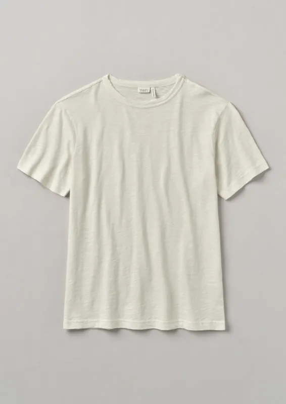 Theo Cotton Short Sleeve Tee | Chalk sold by TOAST