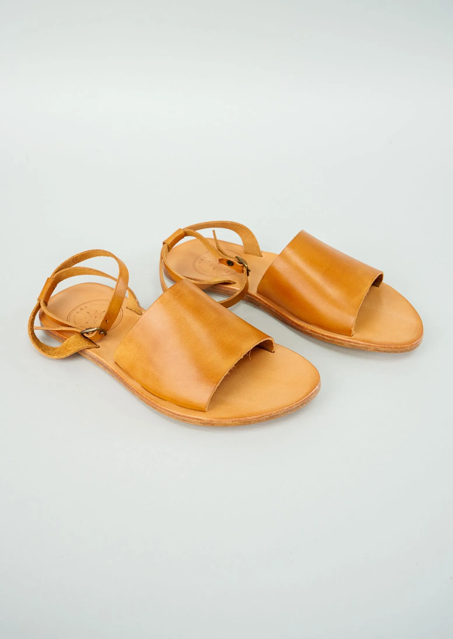 Reworn NDC Sandals Size 36 (057) | Tan sold by TOAST