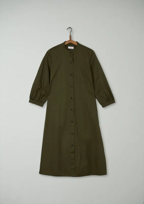 Reworn Button Through Dress Size 6 (218) | Olive sold by TOAST