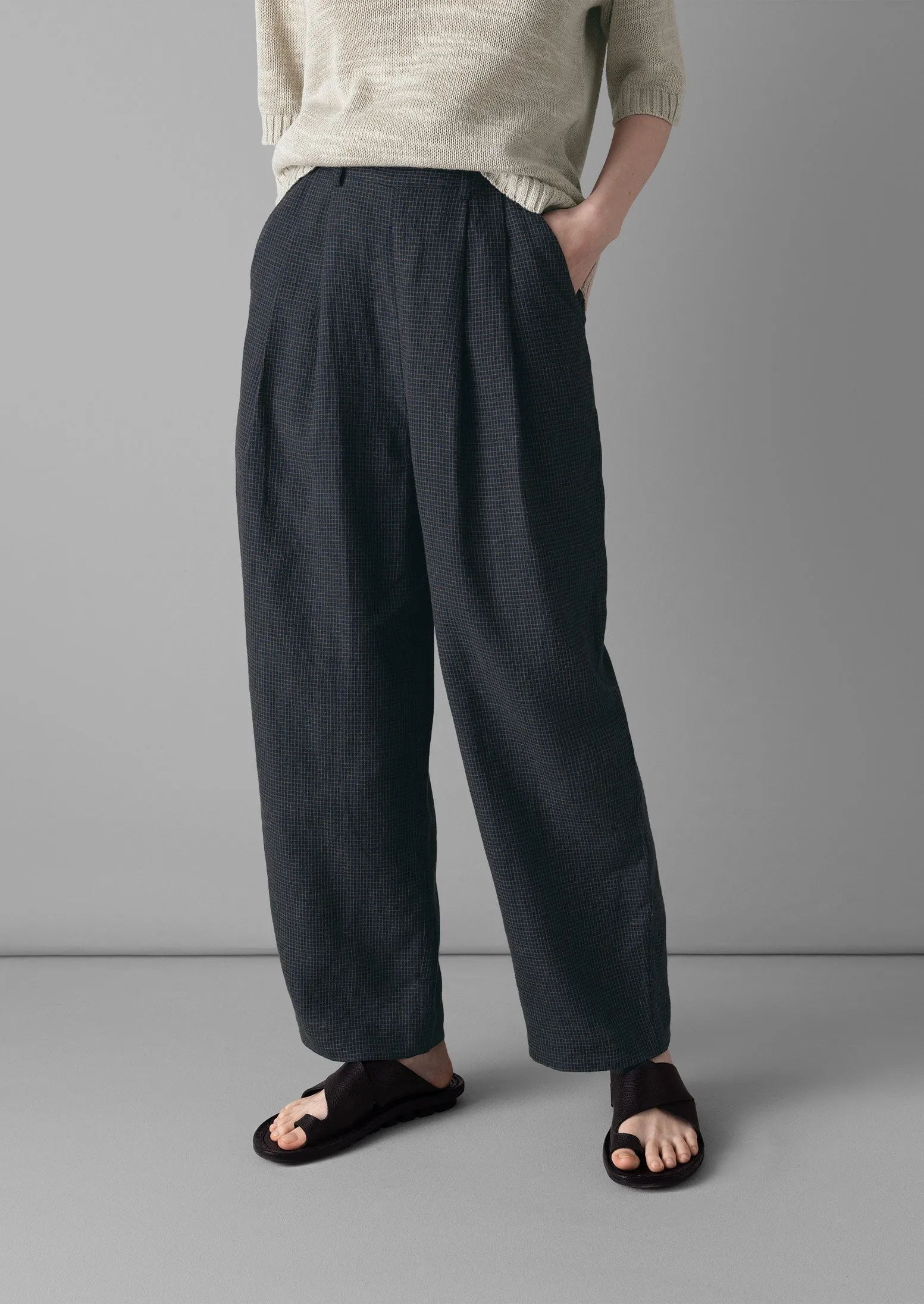 Mariner Grid Check Trousers | North Sea sold by TOAST product image thumbnail 2