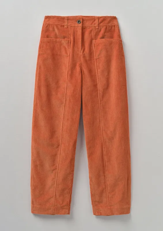 Panelled Organic Cord Trousers | Bridle sold by TOAST