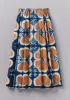 Clamp Dyed Poplin Skirt | Russet Orange sold by TOAST