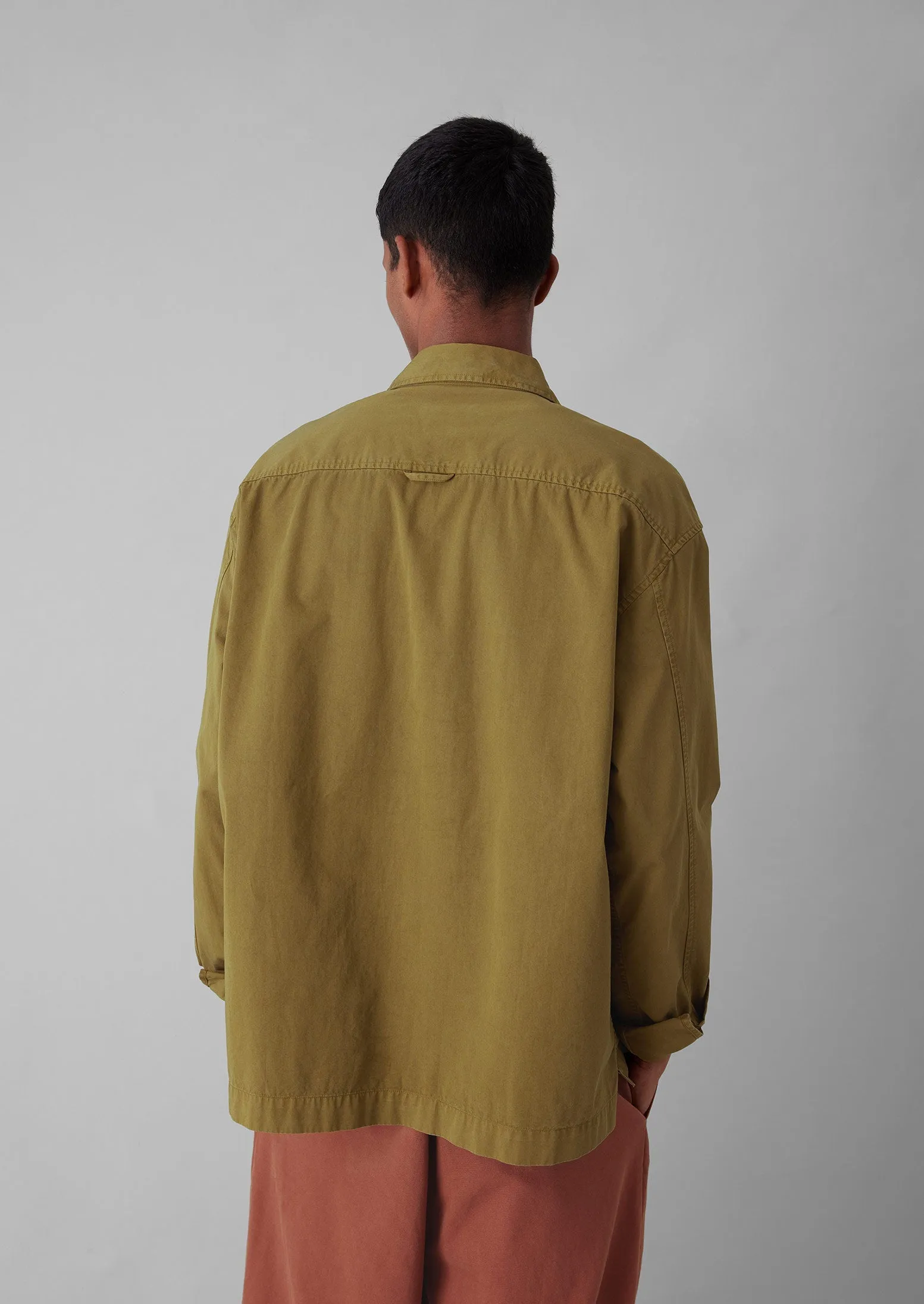 Garment Dyed Cotton Twill Shirt | Golden Sand sold by TOAST product image thumbnail 4