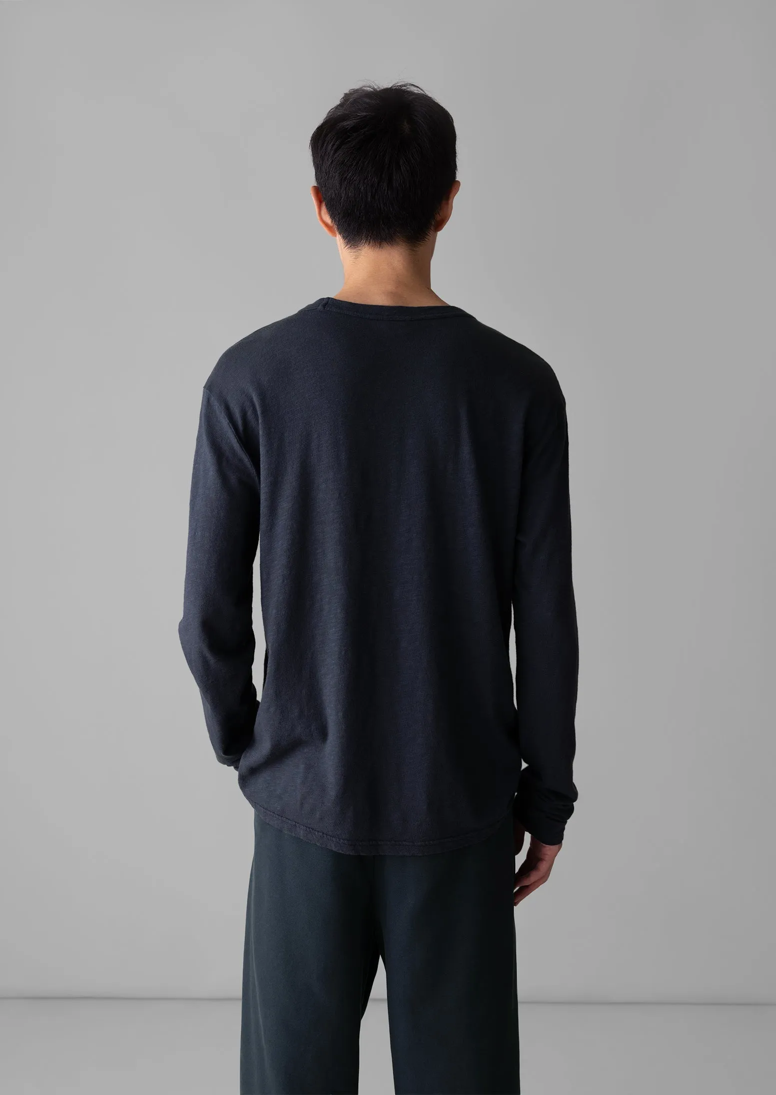 Frank Cotton Long Sleeve Tee | Prussian Blue sold by TOAST product image thumbnail 4