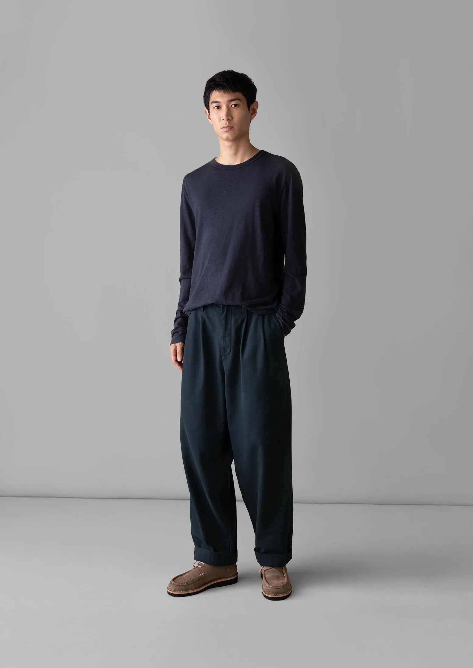 Frank Cotton Long Sleeve Tee | Prussian Blue sold by TOAST product image thumbnail 2