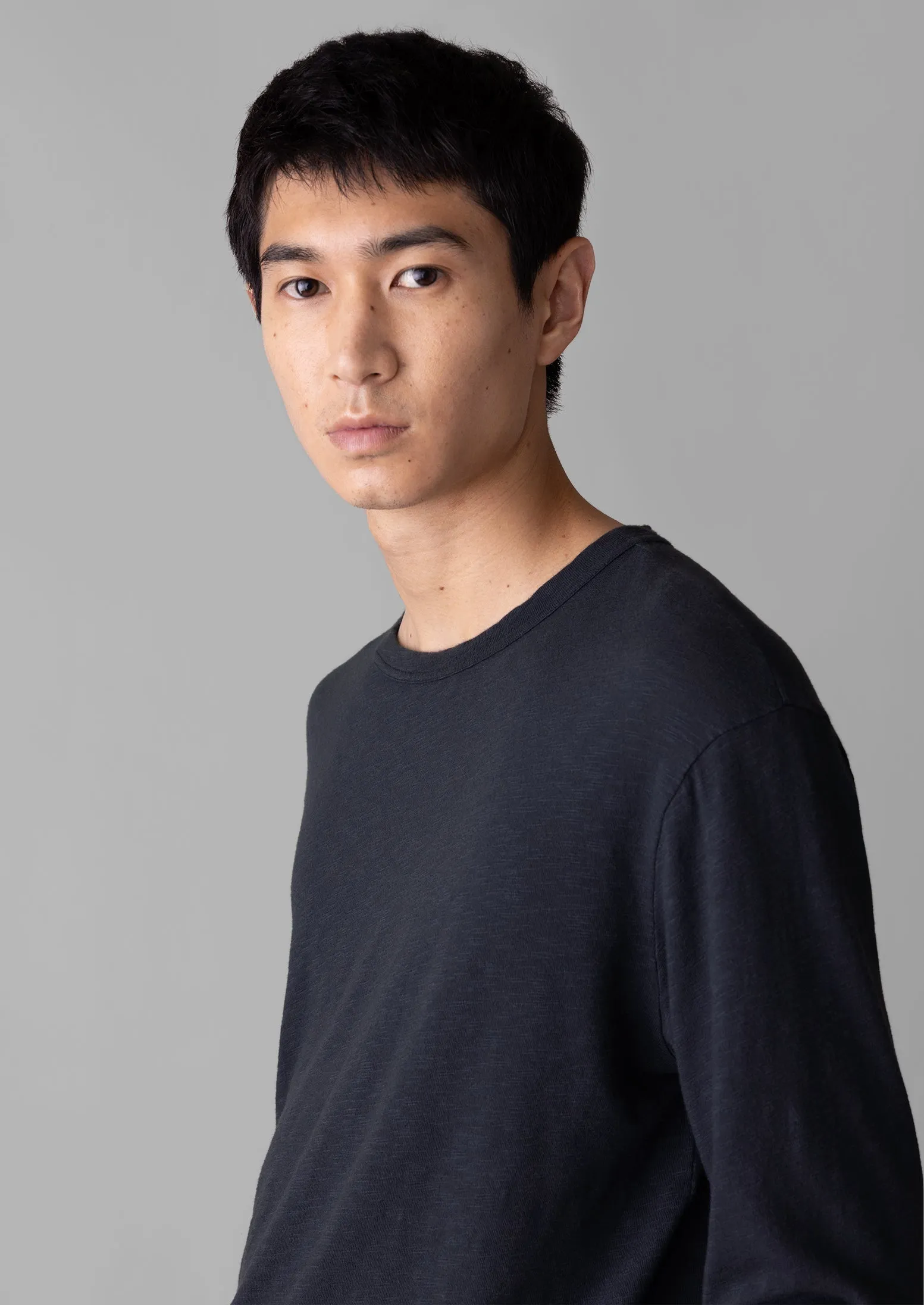 Frank Cotton Long Sleeve Tee | Prussian Blue sold by TOAST product image thumbnail 3