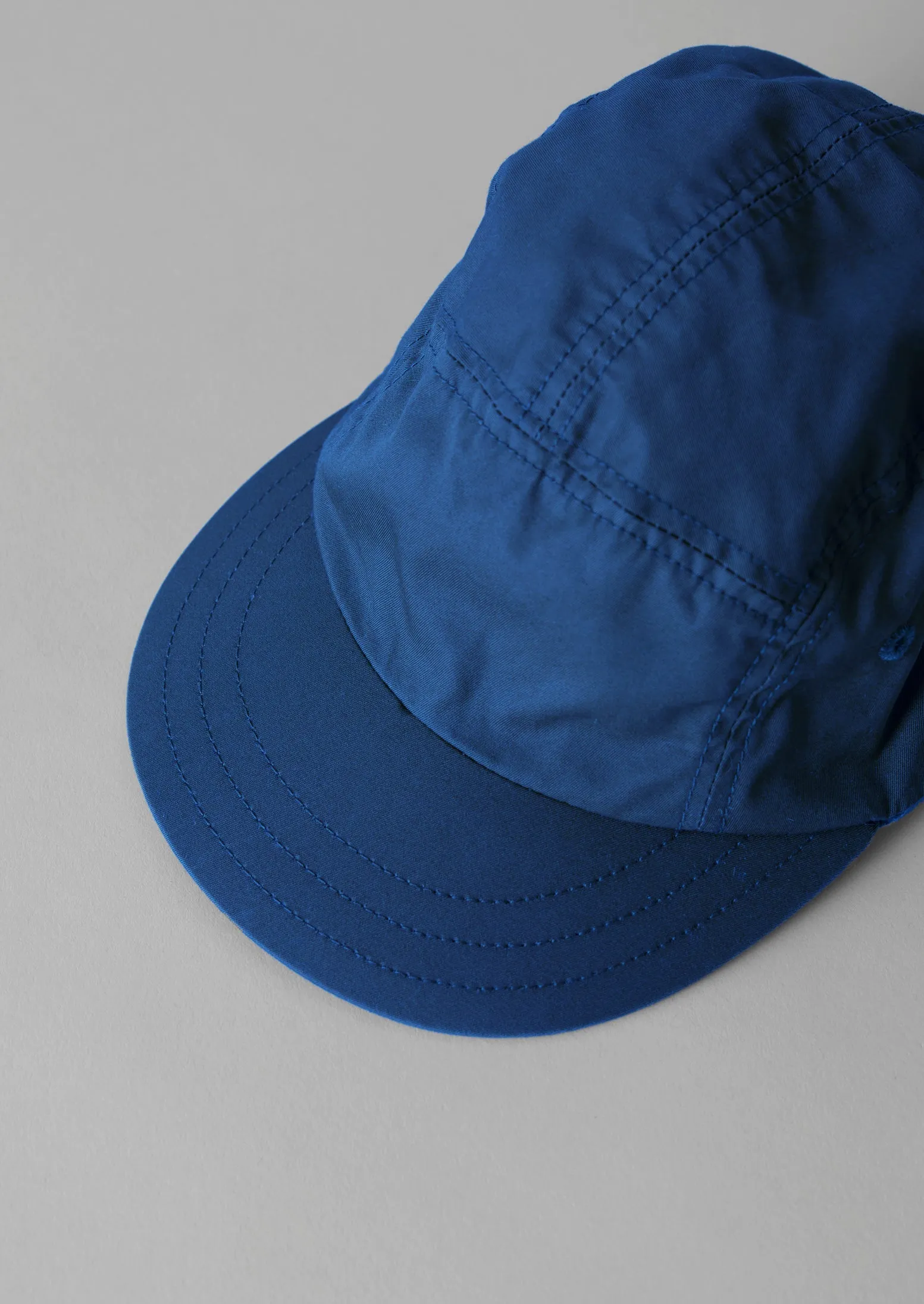 Decho Weatherproof Cotton Panelled Cap | Blue sold by TOAST product image thumbnail 3