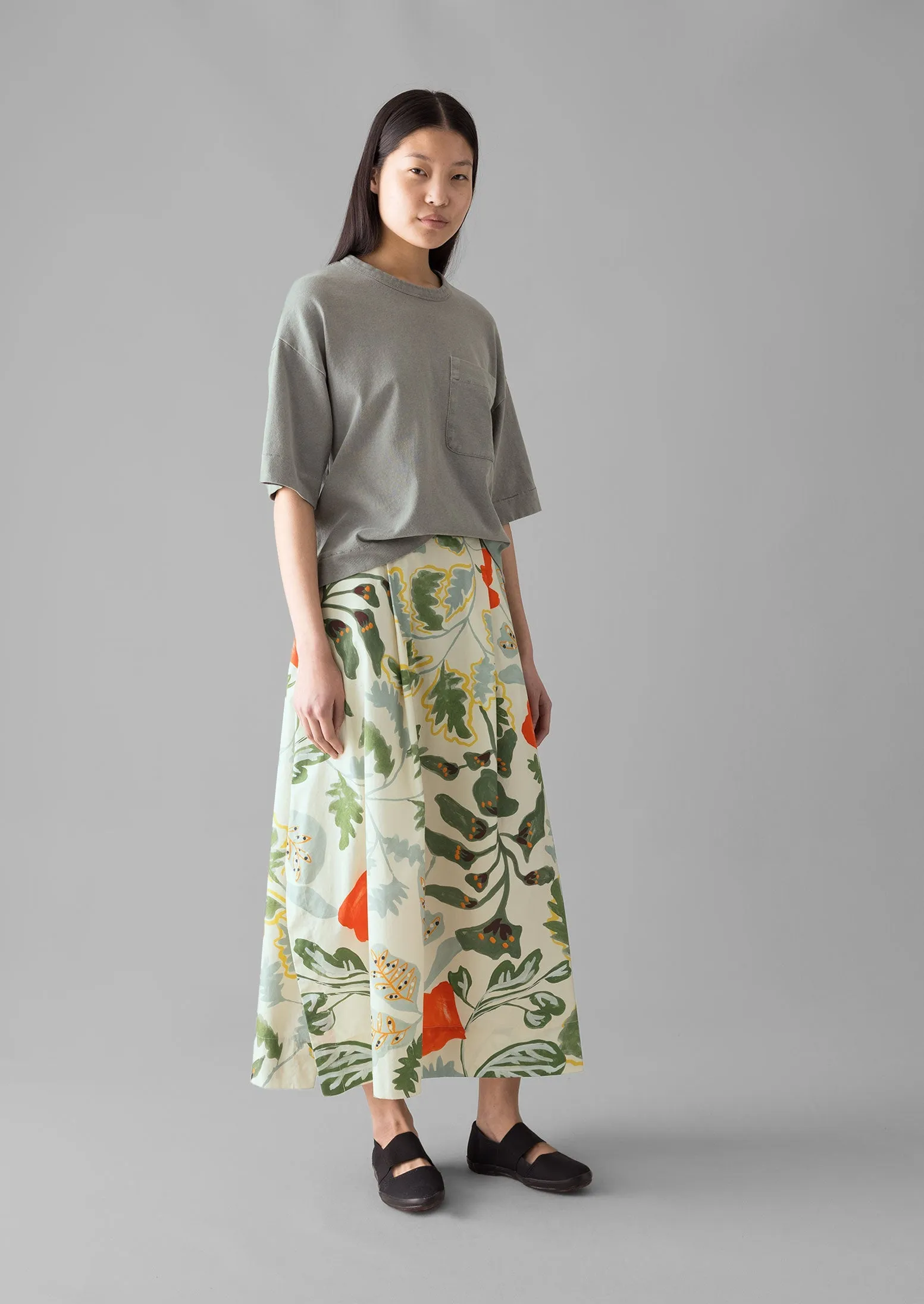 Mineral Dyed Cotton Boxy Tee | Carbon sold by TOAST product image thumbnail 3