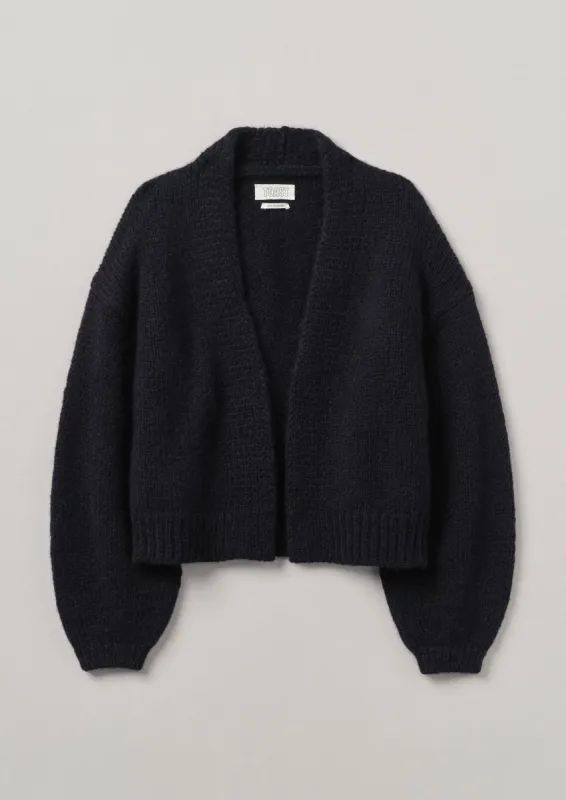 Lofty Alpaca Blend Cardigan | Navy sold by TOAST