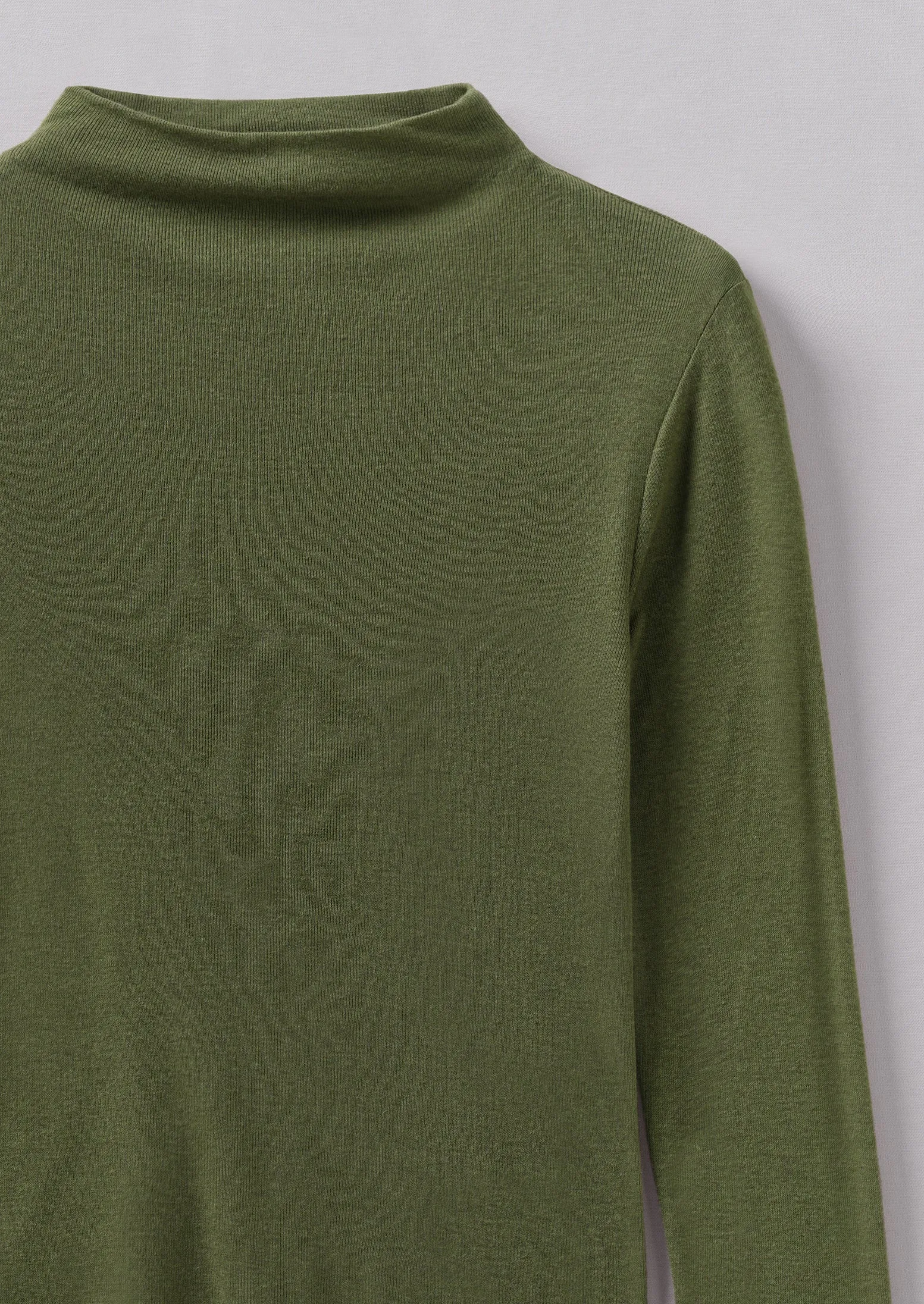 Aster Wool Lyocell High Neck Tee | Artichoke sold by TOAST product image thumbnail 5