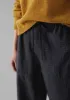 Suki Wool Cotton Seersucker Check Trousers | Carbon sold by TOAST