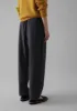 Suki Wool Cotton Seersucker Check Trousers | Carbon sold by TOAST