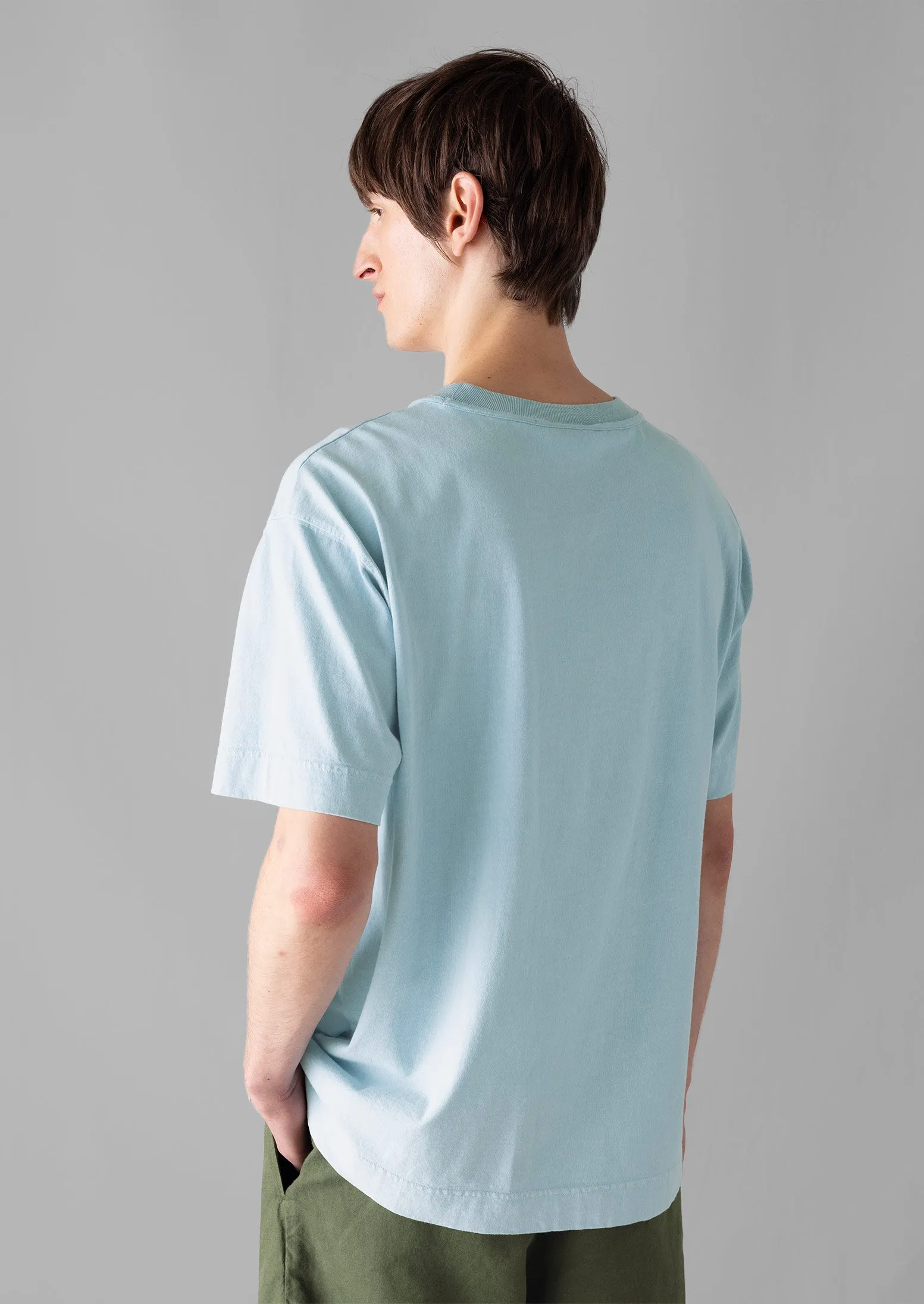 Mineral Dyed Organic Cotton Tee | Sky Blue sold by TOAST product image thumbnail 5