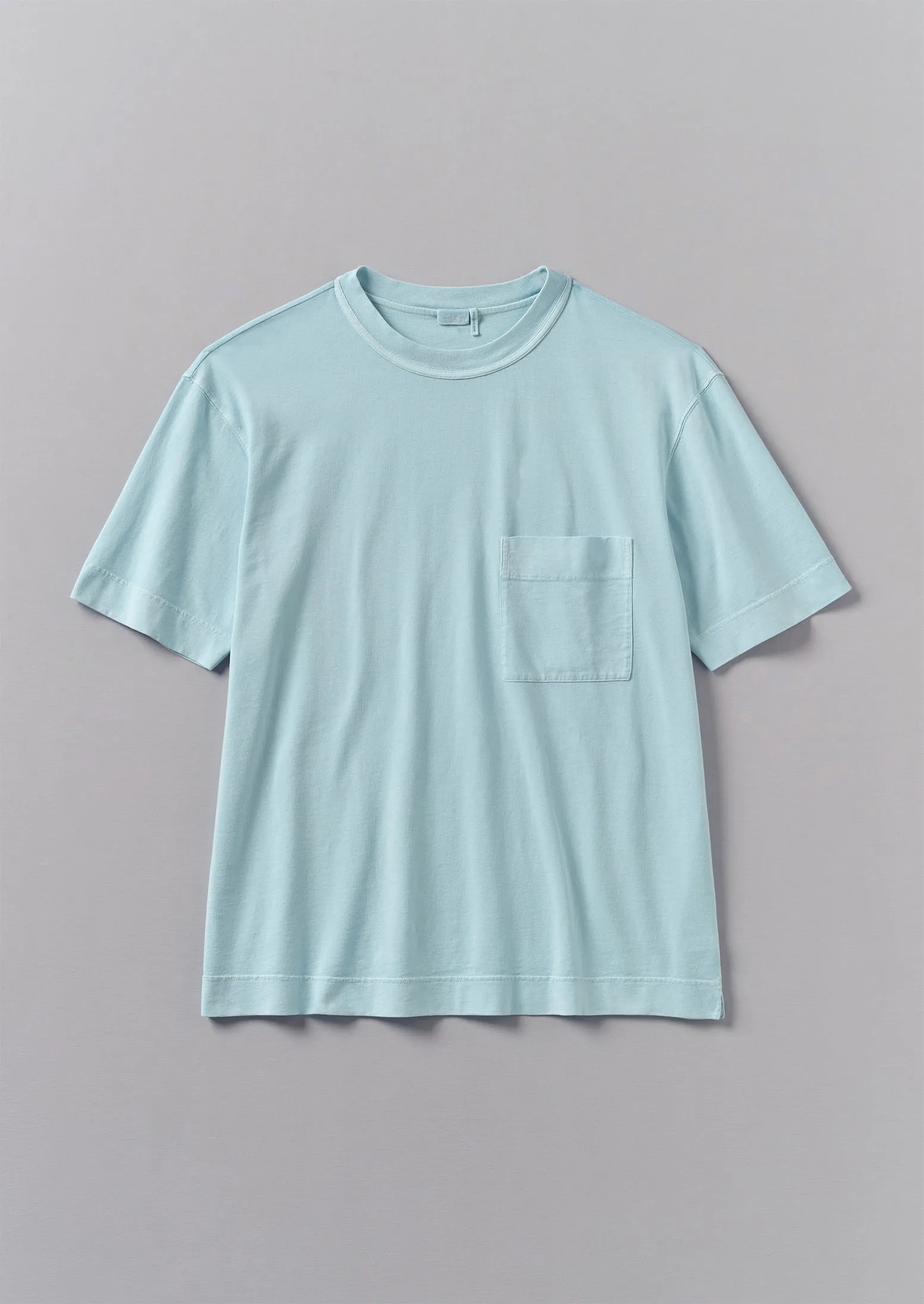 Mineral Dyed Organic Cotton Tee | Sky Blue sold by TOAST