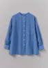 Garment Dyed Linen Oversized Shirt | Blue Violane sold by TOAST
