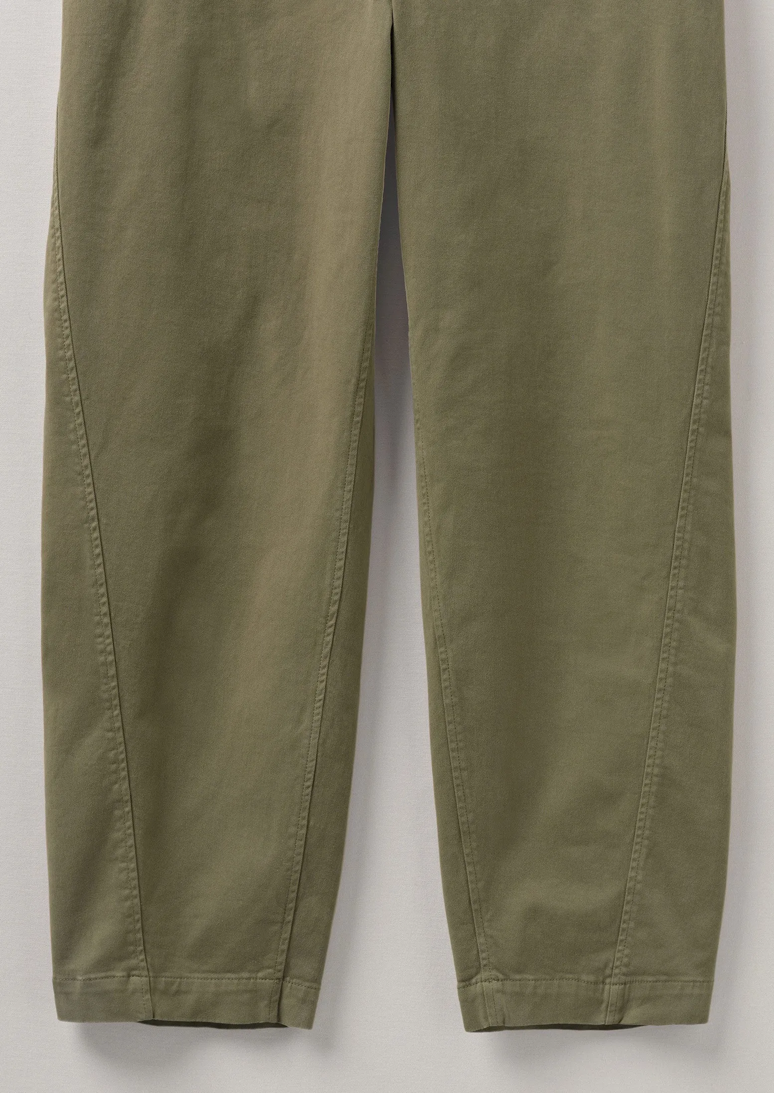 Forward Seam Cotton Twill Trousers | Khaki sold by TOAST product image thumbnail 5