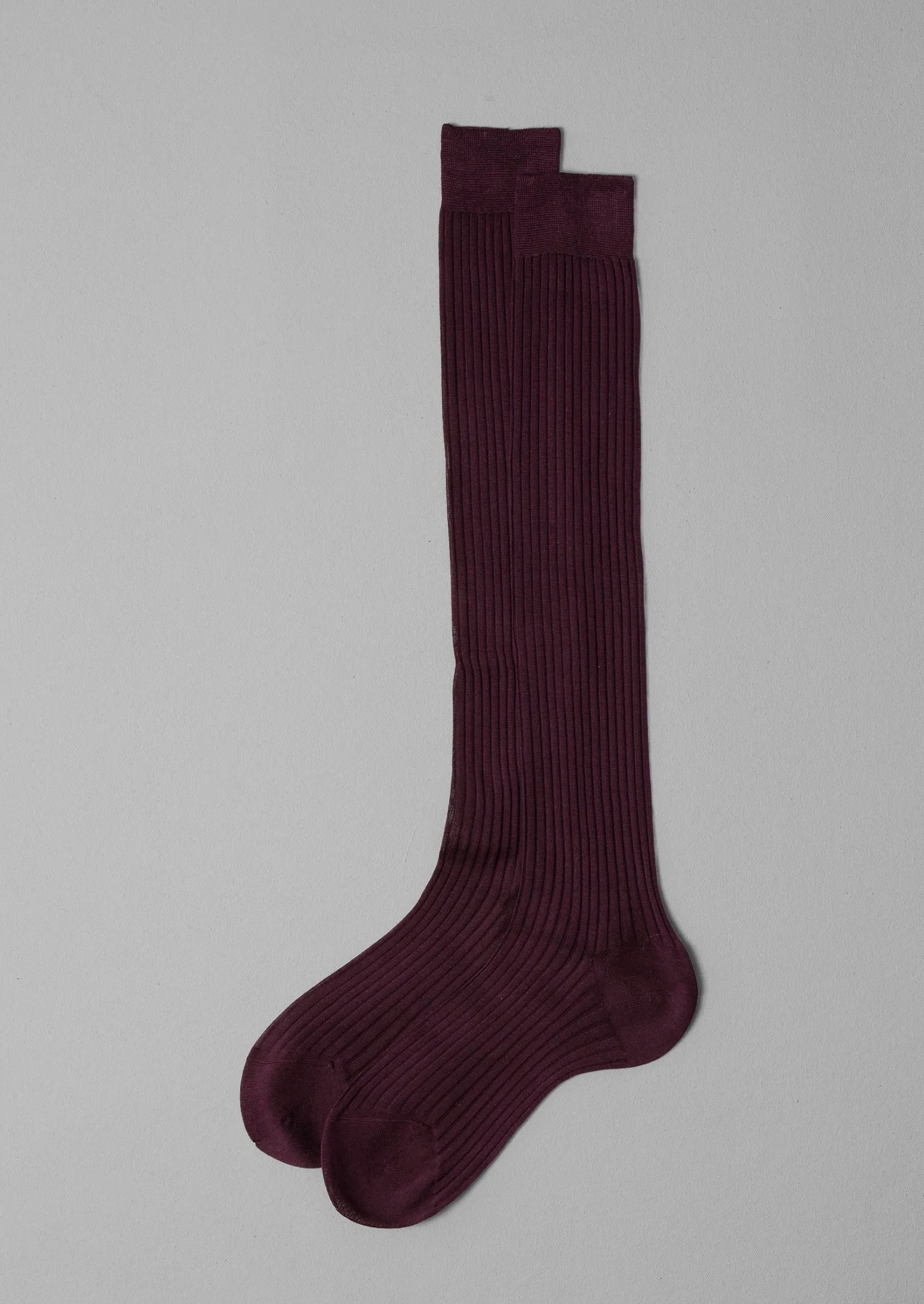 Maria La Rosa Knee High Cotton Socks | Berry sold by TOAST