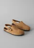 Bosabo Suede Clogs | Tan sold by TOAST