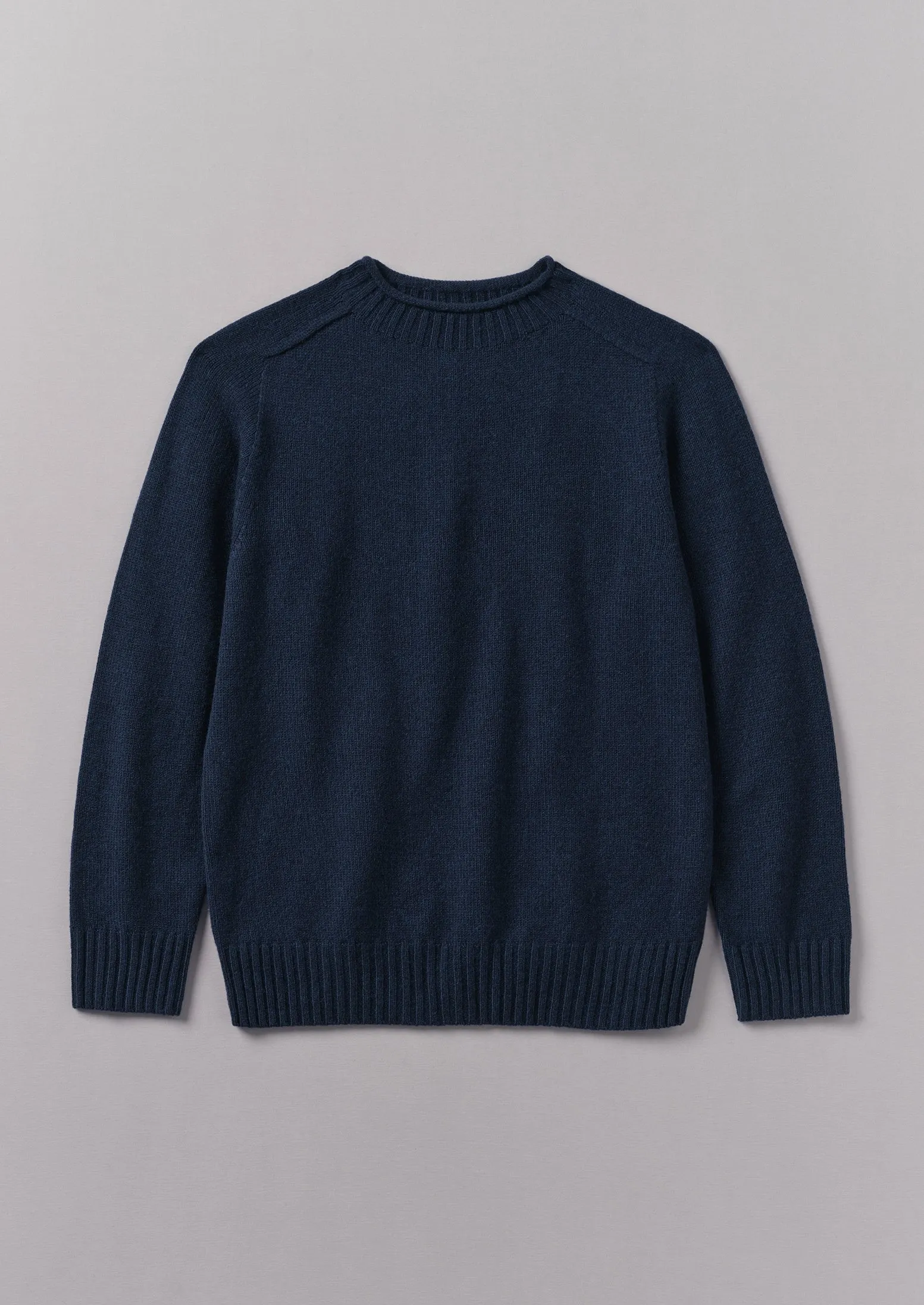 Seamless Wool Cashmere Sweater | Midnight sold by TOAST