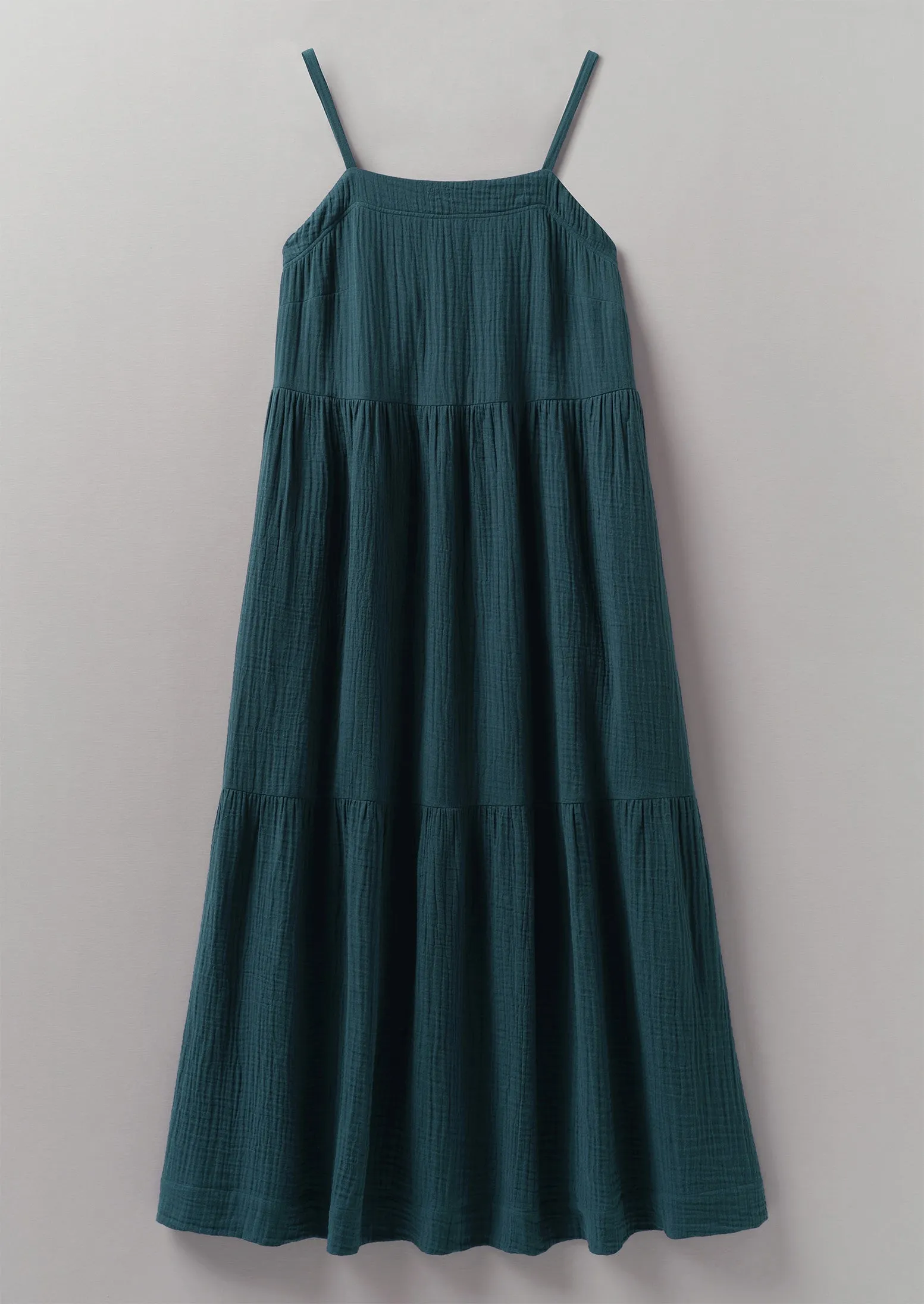 Tiered Crinkle Cotton Gauze Dress | Puck sold by TOAST