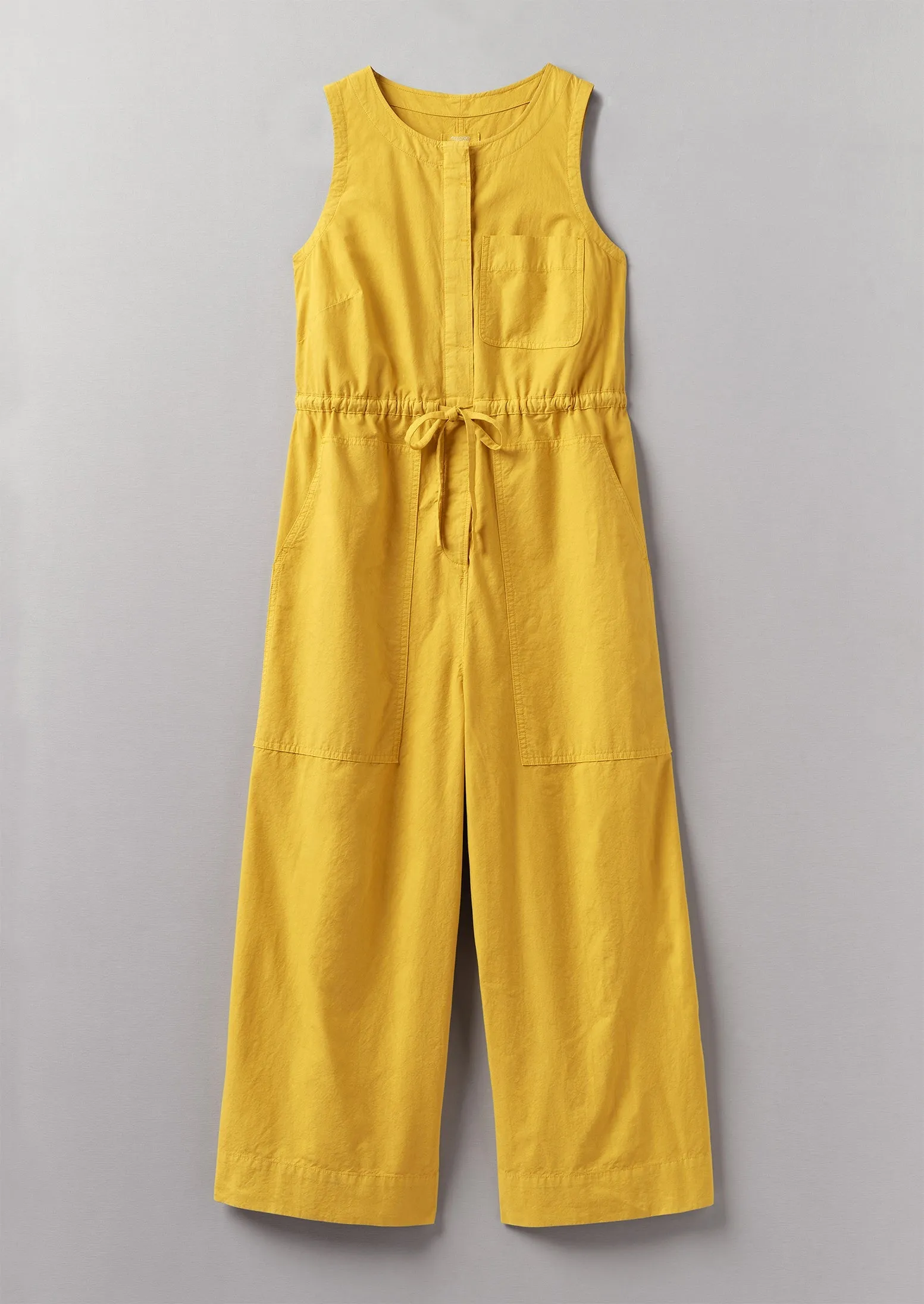 Cotton Linen Wide Leg Jumpsuit | Marigold sold by TOAST