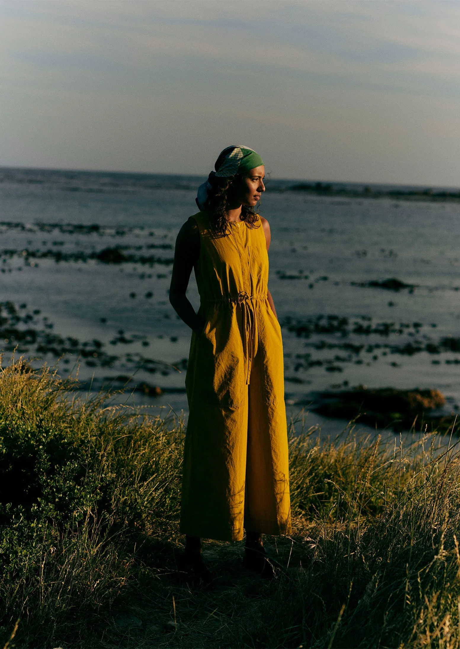 Cotton Linen Wide Leg Jumpsuit | Marigold sold by TOAST product image thumbnail 2