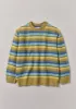 Brushed Stripe Sweater | Mustard Multi sold by TOAST