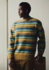 Brushed Stripe Sweater | Mustard Multi sold by TOAST