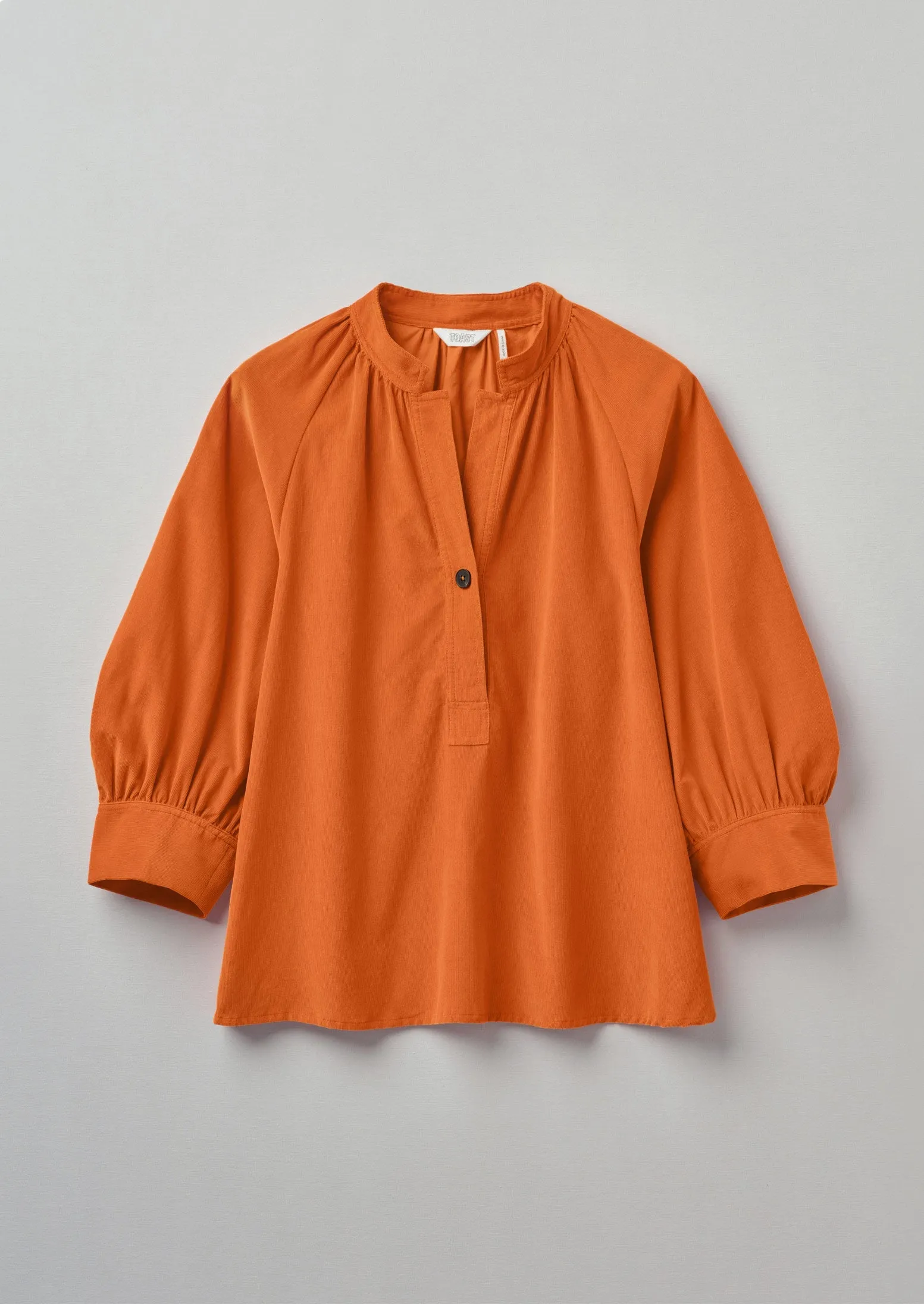 Organic Needlecord Raglan Shirt | Spice sold by TOAST