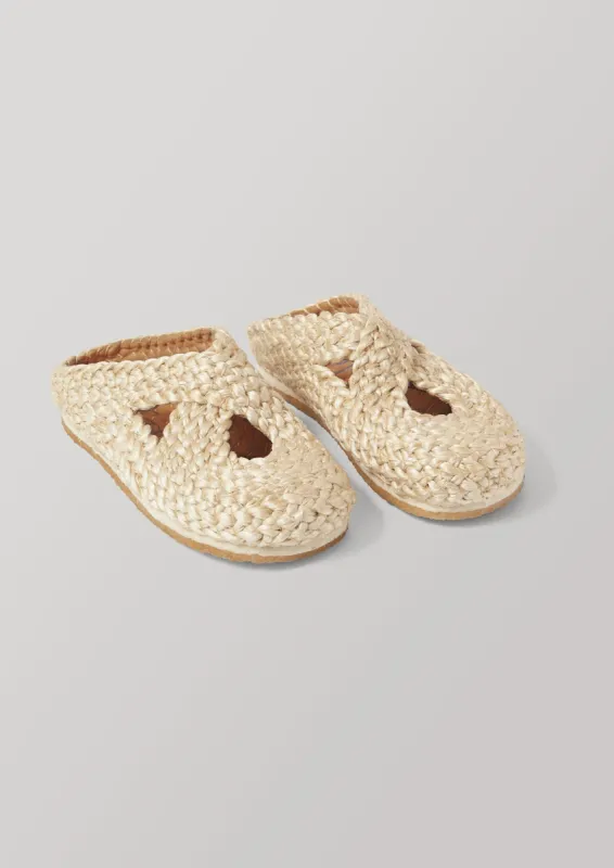 Pla Illetes Jute Clogs | Natural sold by TOAST
