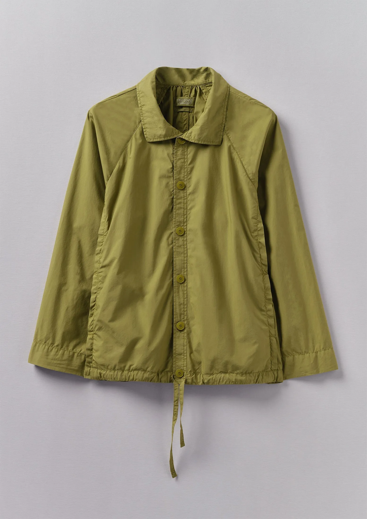 Cotton Poplin Raglan Jacket | Wax Green sold by TOAST