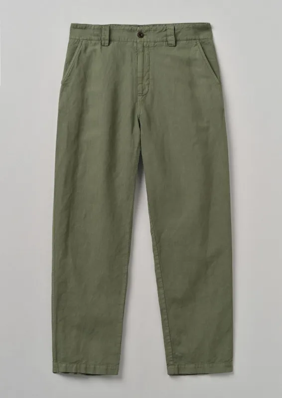 Rory Straight Leg Trousers | Spring Green sold by TOAST
