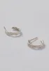 Emily Nixon Urchin Hoop Earrings | Silver sold by TOAST