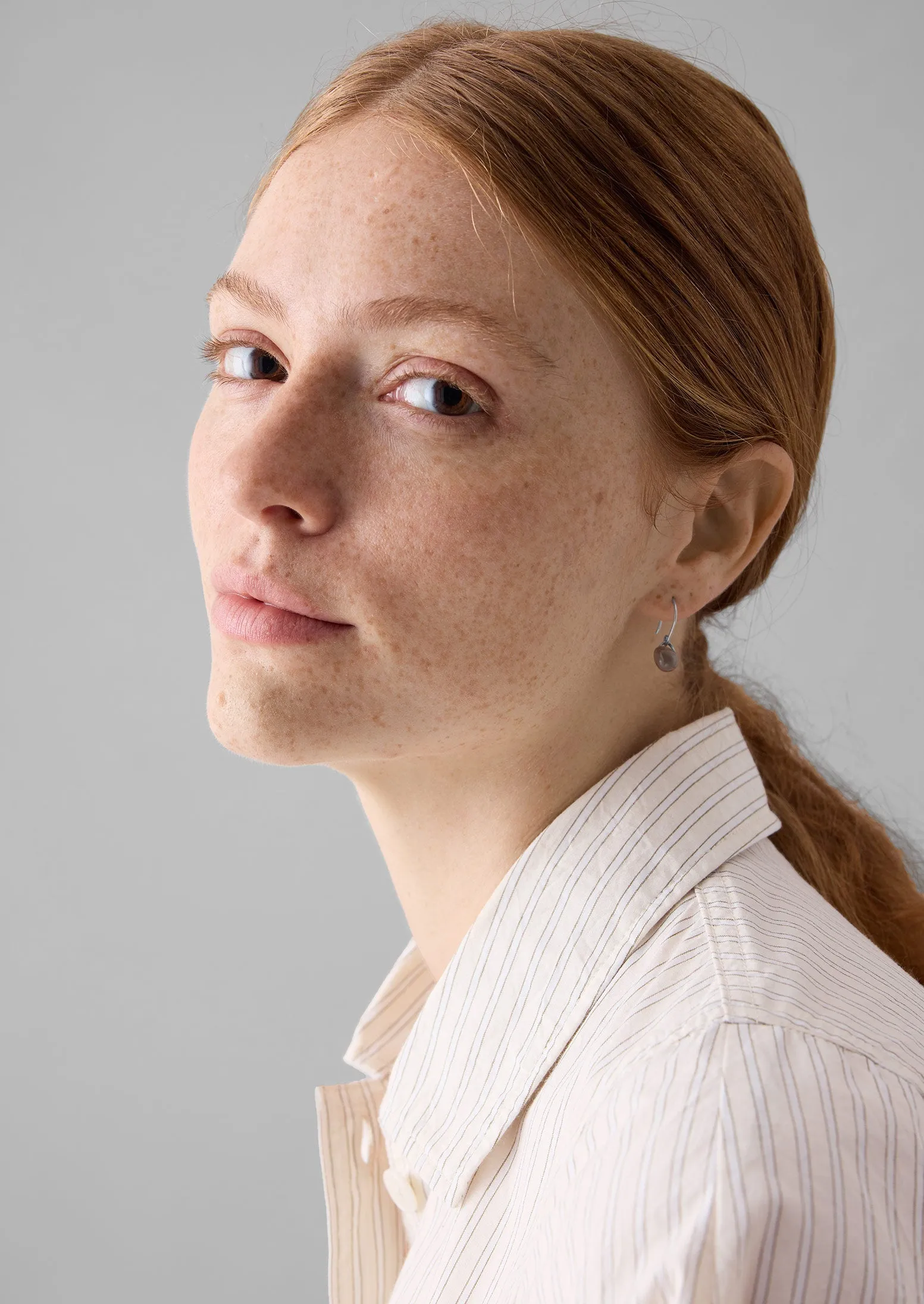 Helena Rohner Porcelain Earrings | Taupe sold by TOAST product image thumbnail 3