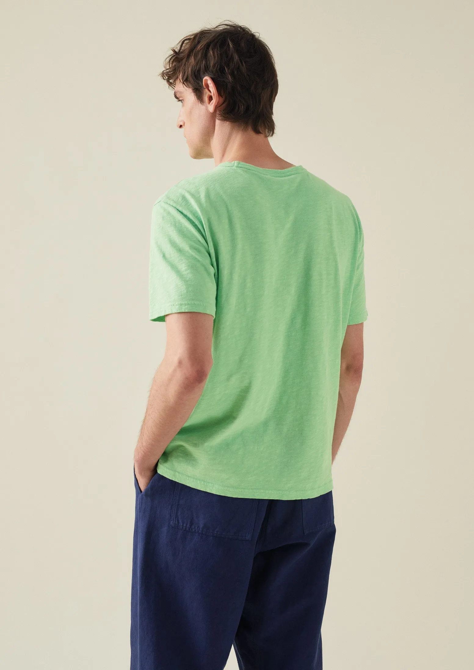Theo Cotton Tee | Soft Mint sold by TOAST product image thumbnail 5