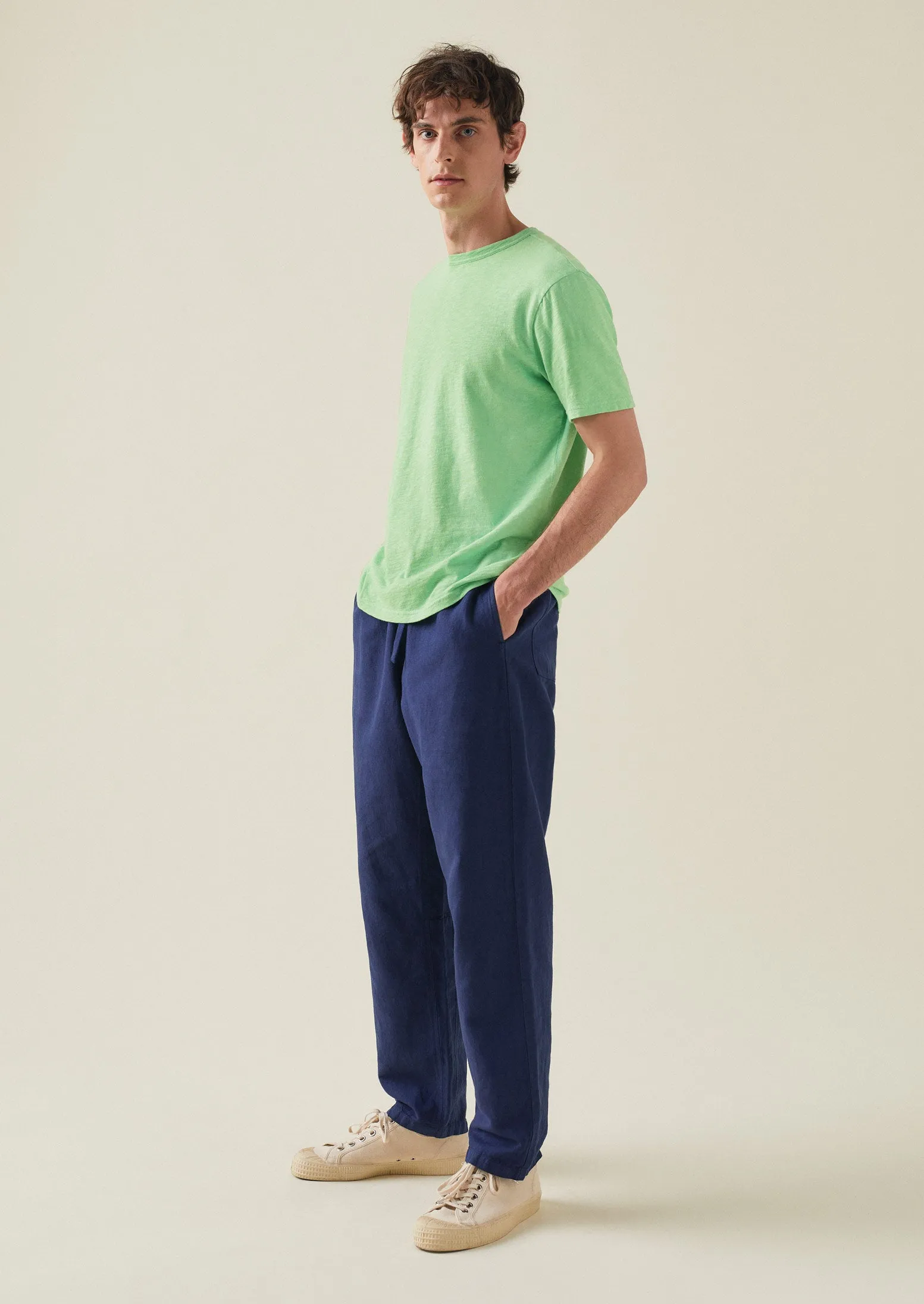 Theo Cotton Tee | Soft Mint sold by TOAST product image thumbnail 3