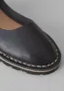 Steve Mono Leather Mary Jane Shoes | Black sold by TOAST
