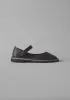 Steve Mono Leather Mary Jane Shoes | Black sold by TOAST